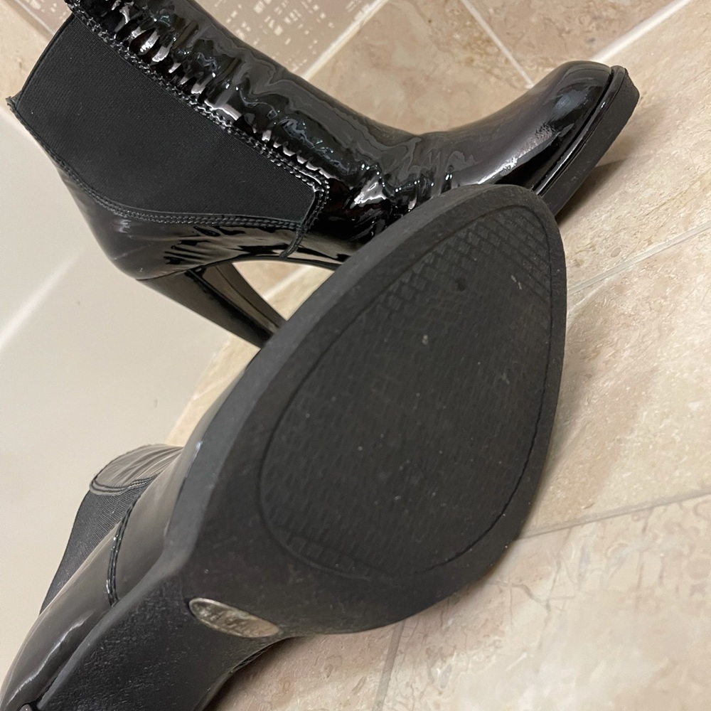 Stuart weitzman patent leather booties/ heels - Picture 12 of 13